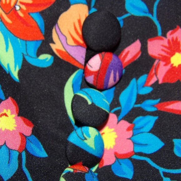 " The Moon" Brand Crop Puff Sleeve 80s Inspired Top Sz S - Picture 5 of 7